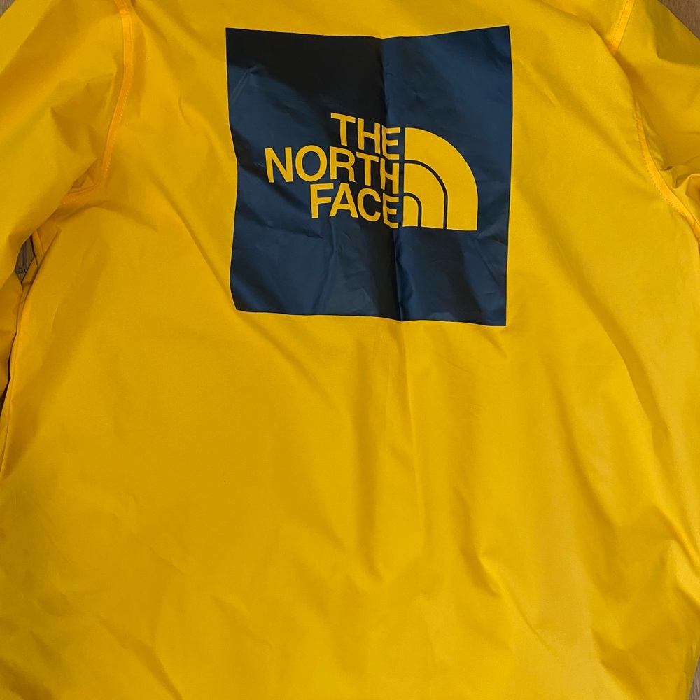 North Face Windmill yellow Rain jacket